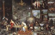 Jan Brueghel The Elder allegory of sight Sweden oil painting artist